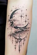 Aesthetic Anime Moon Tattoos | Designs and Inspirations