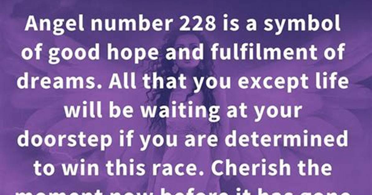 Angel Number 228