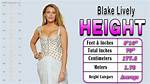 Blake Lively Height Weight: Everything You Need to Know