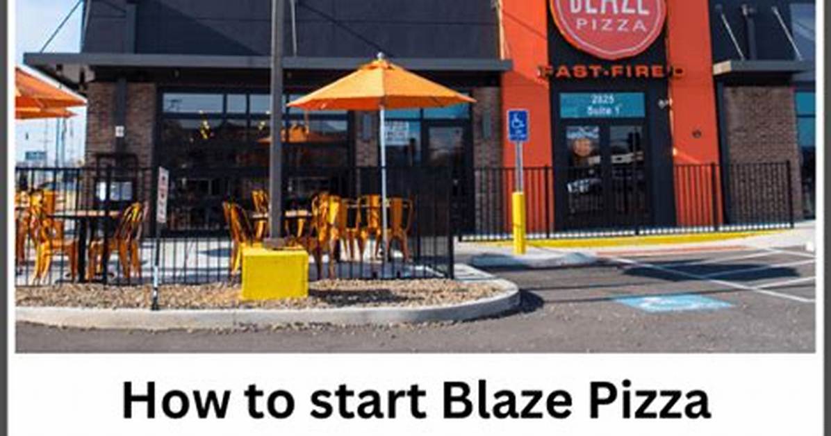 Blaze Pizza Franchise Cost – Blaze Pizza Startup Costs