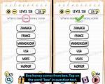 Brain Test Level 128 Answers Game Solver