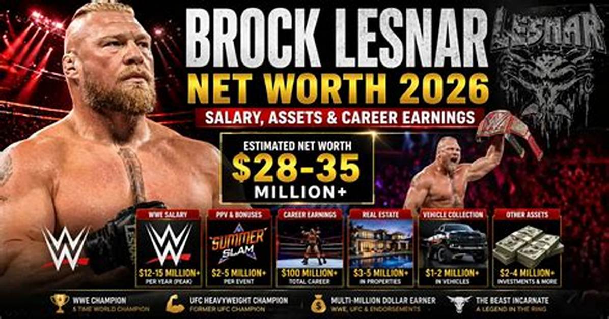 Brock Lesnar Net Worth – How Much Is Brock Lesnar Worth?