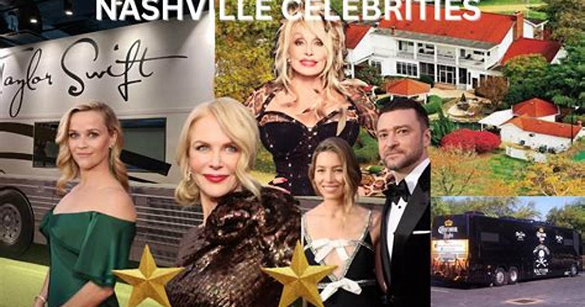 Celebrities That Live in Tennessee – Stars of the Volunteer State