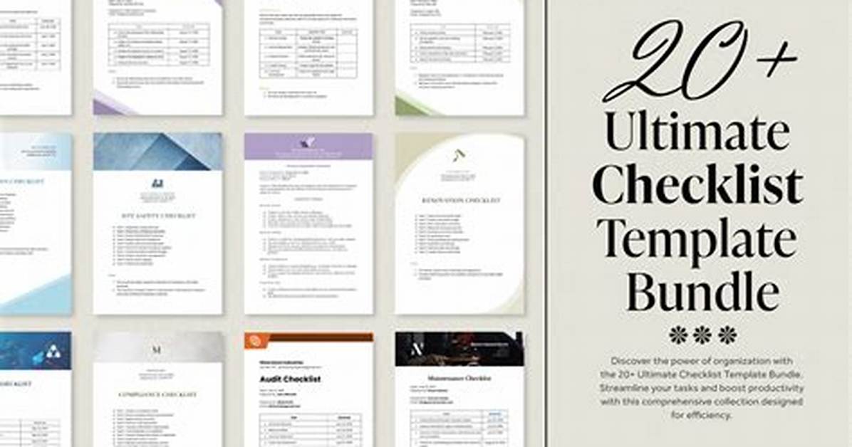 Checklist Template | Loopblog