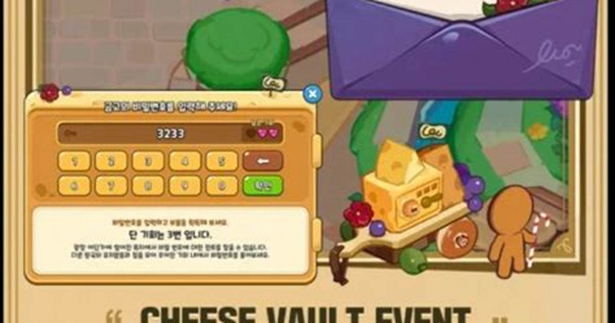 Cheese Vault Passcode in Cookie Run Kingdom 2025 – the Ultimate Guide