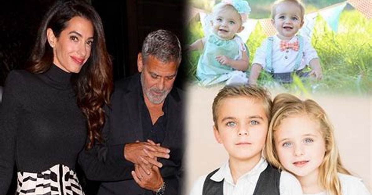 Clooney Children 2024: a Glimpse into the Lives of George and Amal Clooney's Little Ones