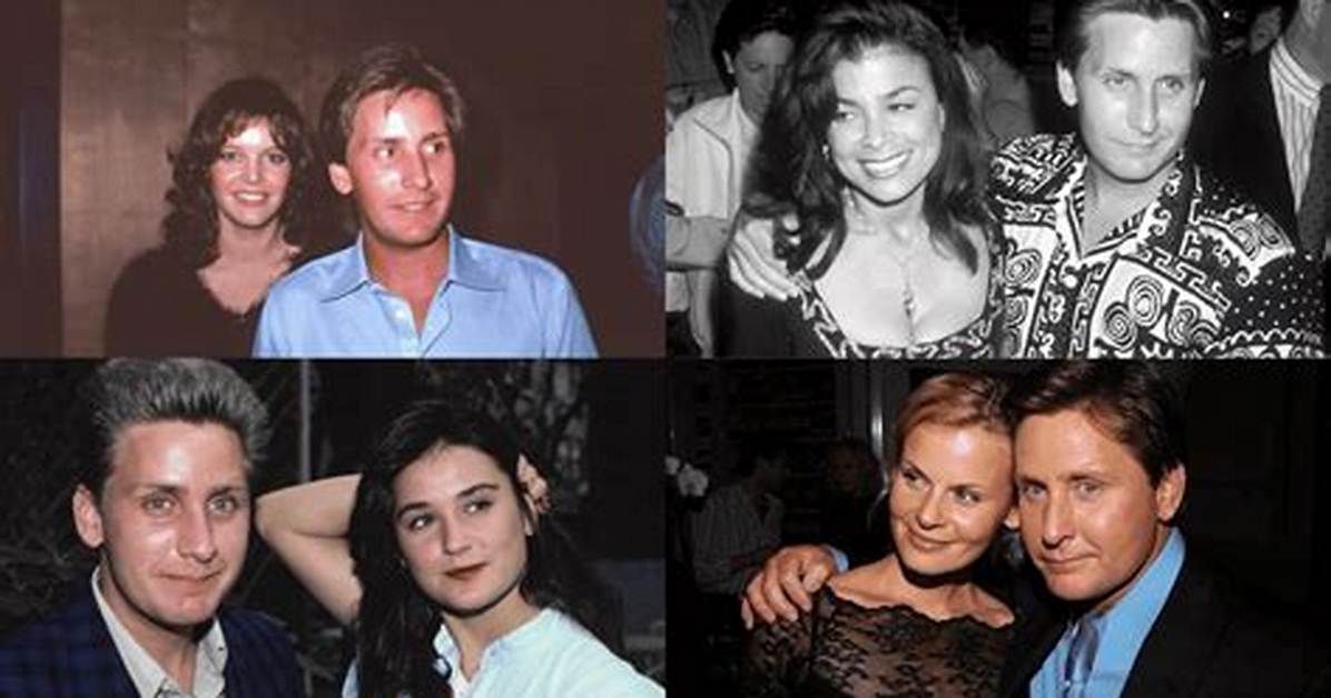 Emilio Estevez's Dating Life: a Timeline of Famous Relationships