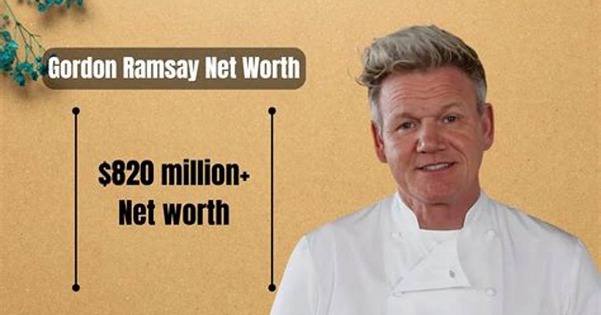 Gordon Ramsay Net Worth – How Much Is Ramsay Worth?