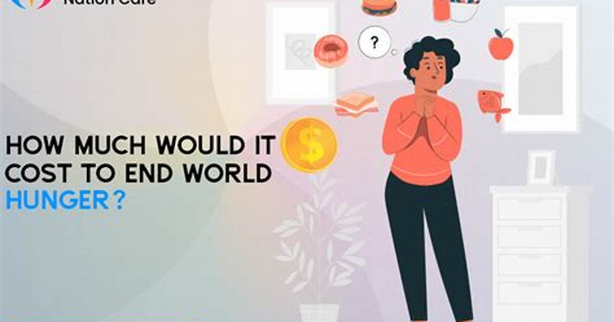 How Much Would It Cost to End World Hunger?