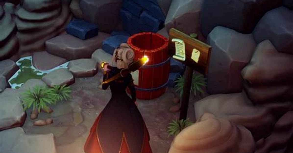 How to Interact with the Barrel in the Scar Quest