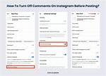 How to Turn off Comments on Instagram