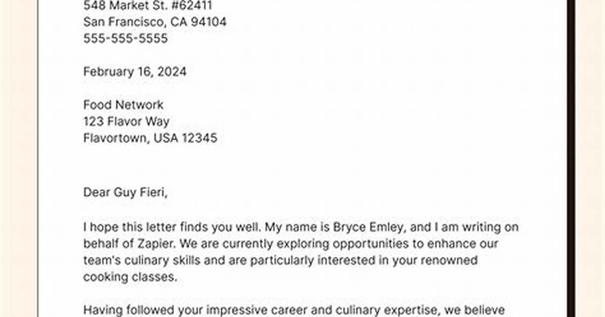 How to Write a Business Letter