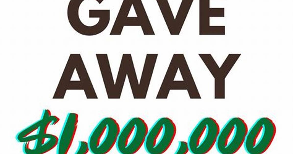 I Gave Away Millions of Dollars and Am Still Working on My 90Th Birthday