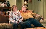 John Goodman and Roseanne Barr