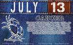 July 13 Zodiac Horoscope Birthday Personality ·