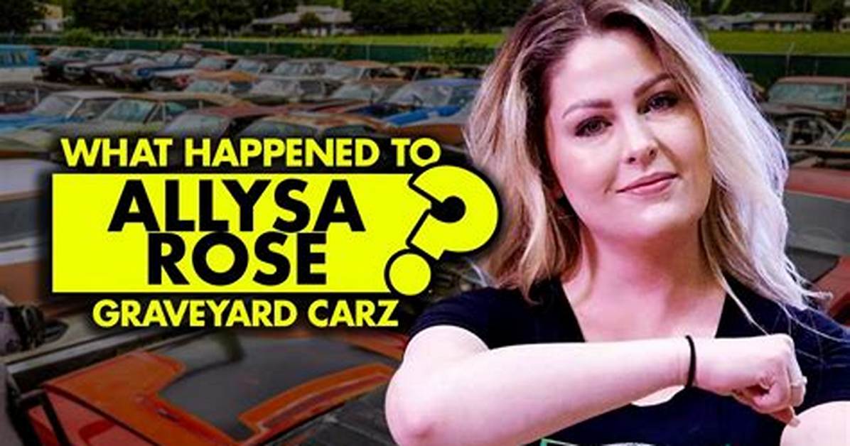 Know About Graveyard Carz Star Allysa Roses Love for Car! Her Recent Divorce, New Boyfriend
