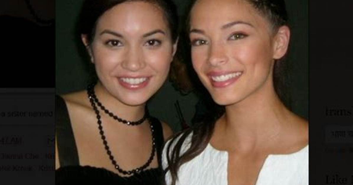 Kristin Kreuk Brother Justine Kreuk and Sister
