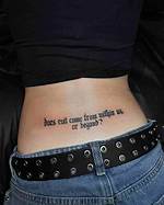 Lower Back Tattoo Ideas for Women: Unveiling Alluring Designs