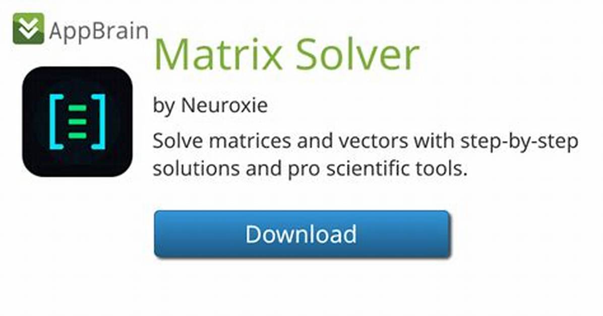 Matrix Solver – Best Tools to Solve Matrices in 2024