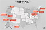 Most Expensive Cities in the Us in 2024