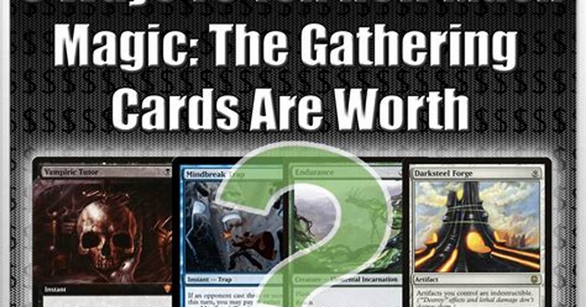 Mtg Net Worth – How Much Is Mtg Worth?