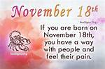 November 18 Famous Birthdays - Sunsigns. Org