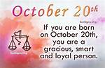 October 20 Famous Birthdays - Sunsigns. Org