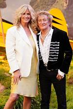 Rod Stewart's Wife, Penny Lancaster, Looks Radiant on Beach in String Bikini