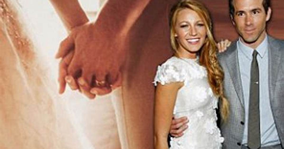 Ryan Reynolds Wedding Pictures: a Glimpse into the Star's Special Day