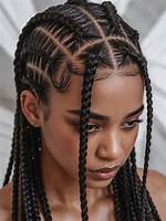 Stylish Ghanaian Cornrows: Elevate Your Look!