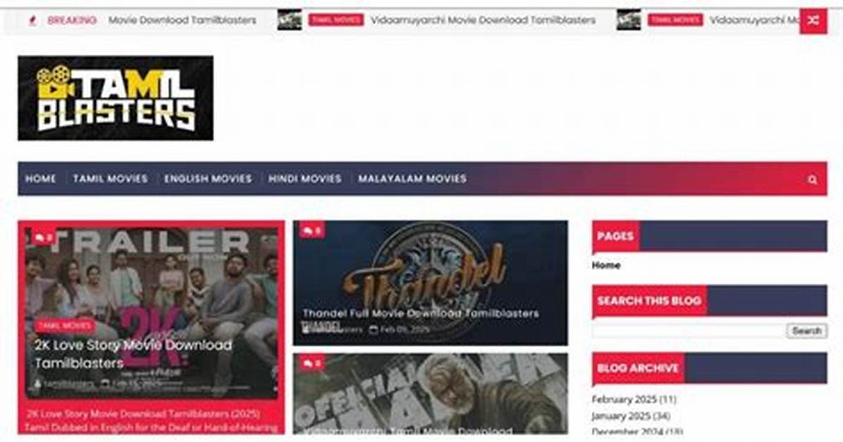 Tamilblasters: Risks & Alternatives - Movie Download Guide 2024