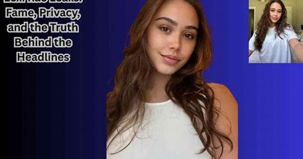 The Truth Behind Lexi Marvel's Onlyfans Leaks