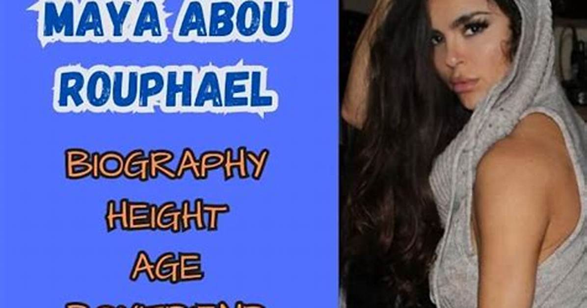 The Truth Behind Maya Abou Rouphael's Onlyfans Leaks