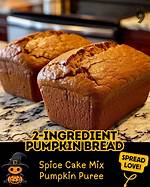 Unlock the Secrets of Two-Ingredient Pumpkin Bread with Cake Mix