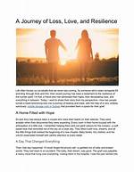 Unraveling the Journey of Love, Loss, and Resilience