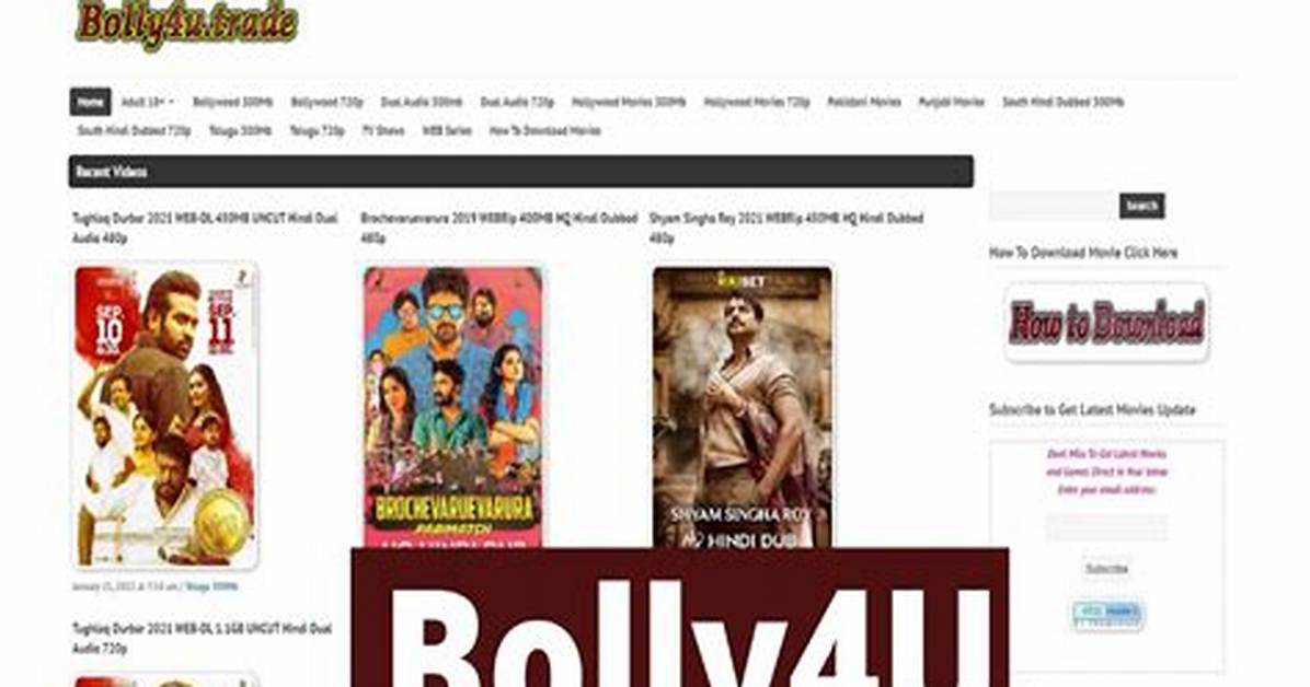 Unveiling the Secrets of Bolly4U Org: Your Ultimate Bollywood Destination