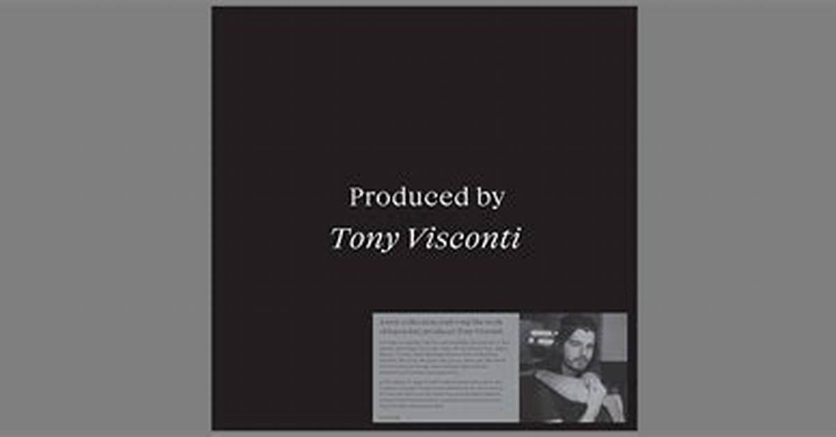 Unveiling Tony Visconti's Net Worth: Secrets and Success Revealed