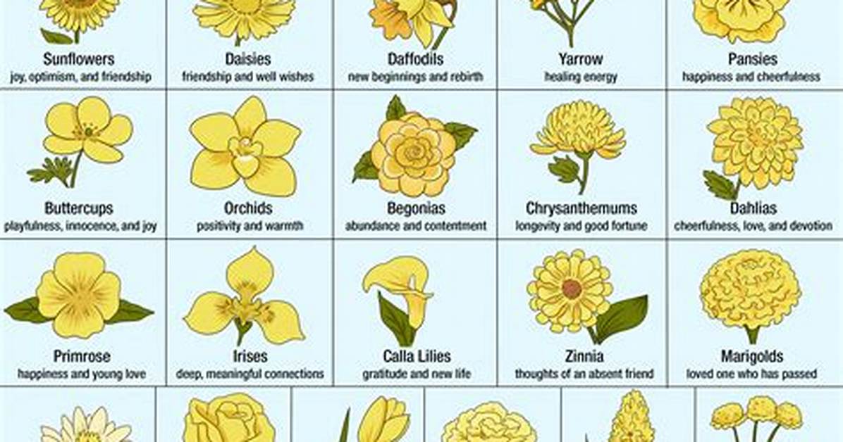 What Do Yellow Flowers Mean on September 21